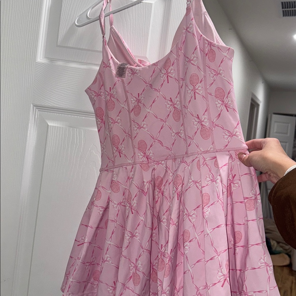 LoveShackFancy Light Pink Bow hubert Dress - Picture 5 of 6